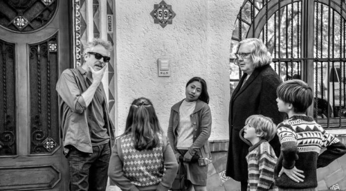 A scene from the filming of Roma (No. 46) by Alfonso Cuarón